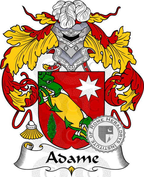 Wappen der Familie Adame - ref:36137