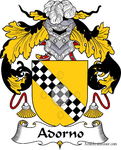 Escudo de la familia Adorno - ref:36141