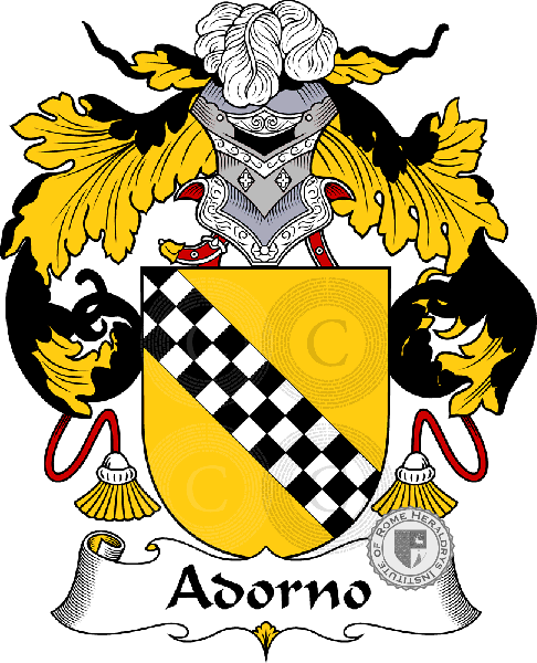 Wappen der Familie Adorno - ref:36141
