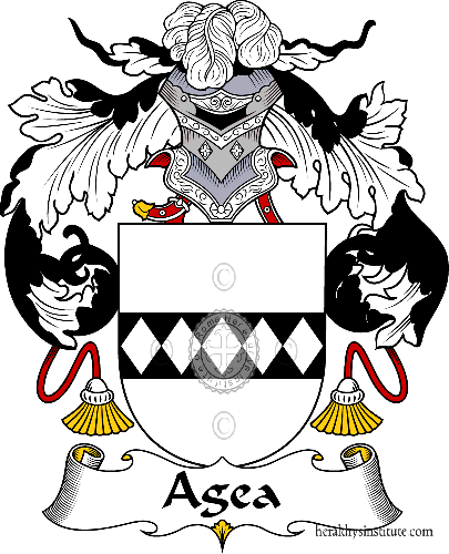 Coat of arms of family Agea - ref:36148