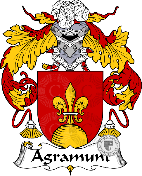 Coat of arms of family Agramunt - ref:36151