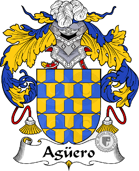 Wappen der Familie Agüero - ref:36162