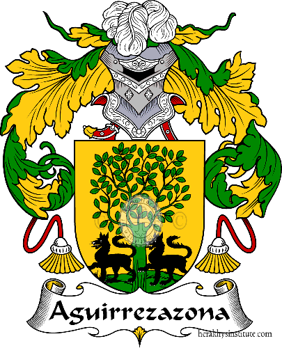 Brasão da família Aguirrezazona - ref:36165