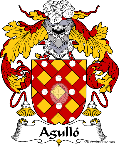 Coat of arms of family Agulló - ref:36167
