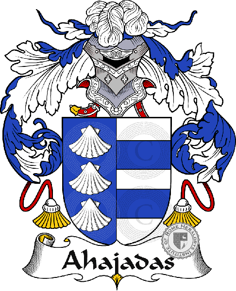 Escudo de la familia Ahajadas - ref:36168