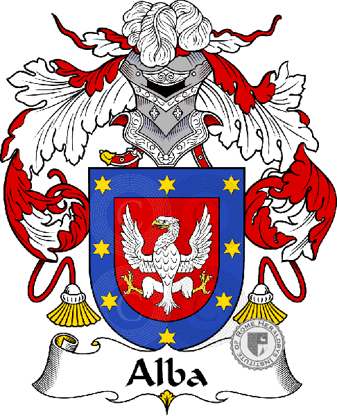 Escudo de la familia Alba - ref:36184