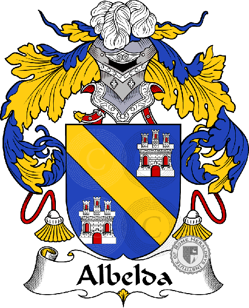 Escudo de la familia Albelda or Abelda - ref:36185