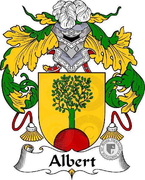 Coat of arms of family Albert - ref:36192