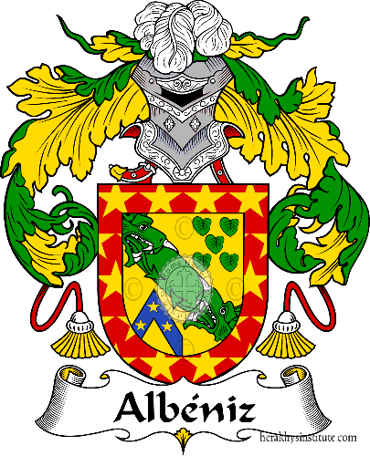 Escudo de la familia Albéniz - ref:36195