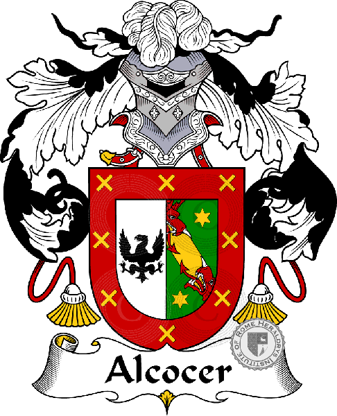 Coat of arms of family Alcocer - ref:36199