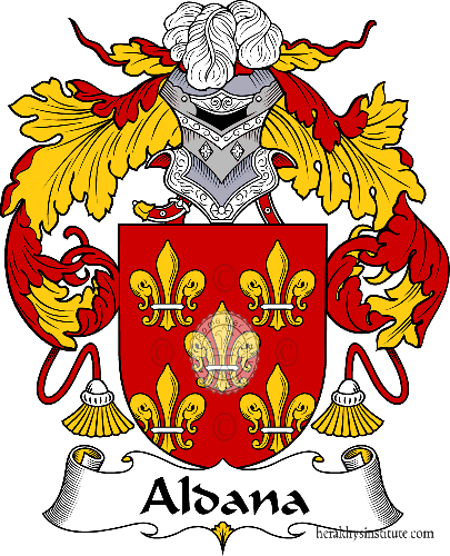 Coat of arms of family Aldana - ref:36205