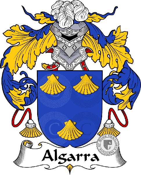 Escudo de la familia Algarra - ref:36215
