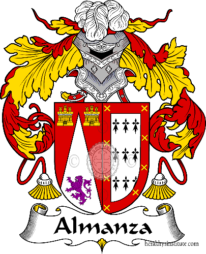 Wappen der Familie Almanza or Almansa - ref:36219