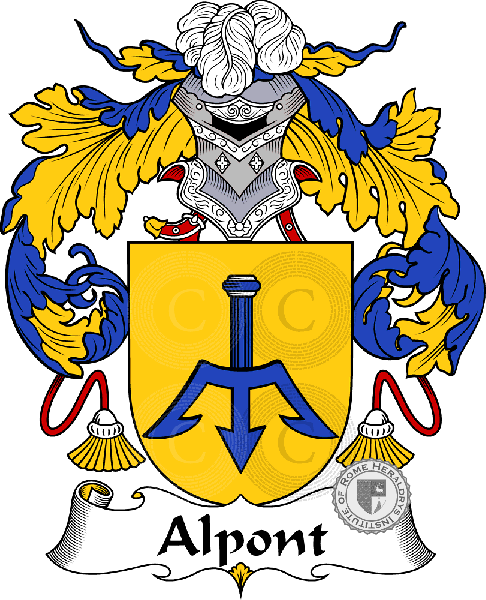 Coat of arms of family Alpont II - ref:36226