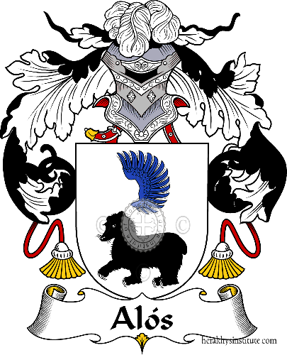 Coat of arms of family Alós - ref:36234