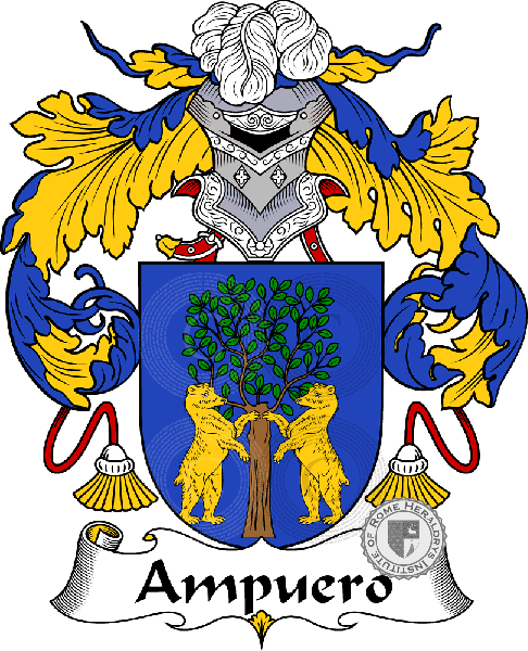 Coat of arms of family Ampuero - ref:36246