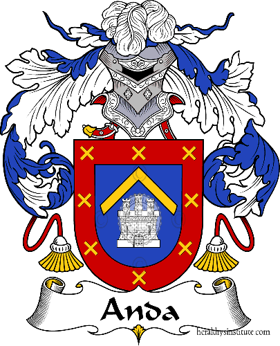 Escudo de la familia Anda - ref:36254