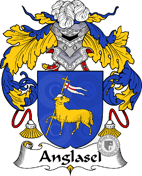 Escudo de la familia Anglasel - ref:36264