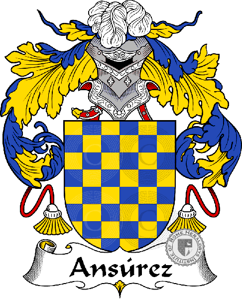 Wappen der Familie Ansúrez - ref:36273