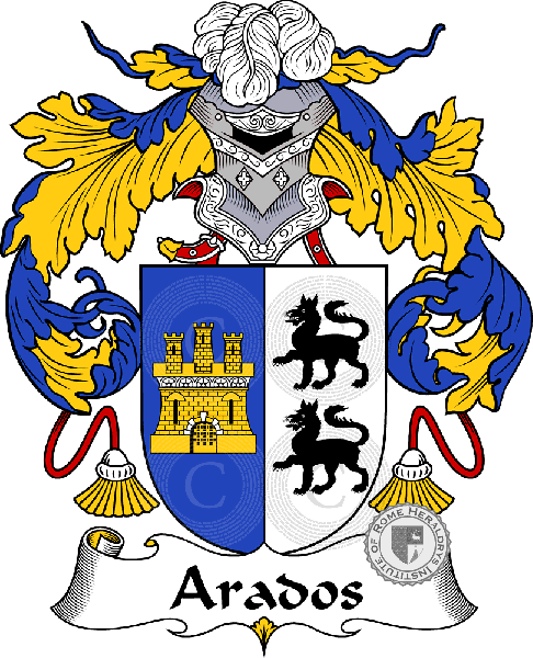 Wappen der Familie Arados - ref:36286