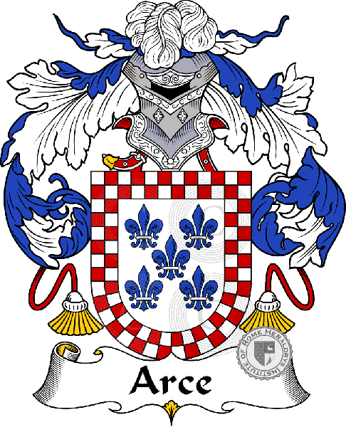 Coat of arms of family Arce - ref:36301