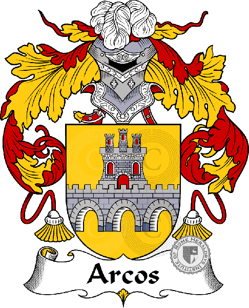 Escudo de la familia Arcos I - ref:36303