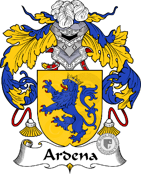 Escudo de la familia Ardena - ref:36304