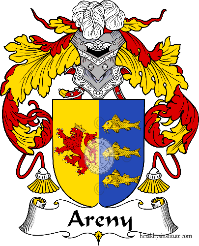 Wappen der Familie Areny - ref:36309
