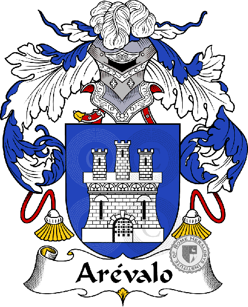 Brasão da família Arévalo II - ref:36317