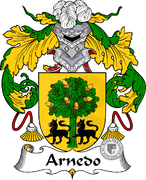 Coat of arms of family Arnedo - ref:36329