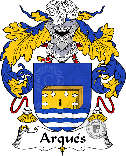 Coat of arms of family Arqués - ref:36333