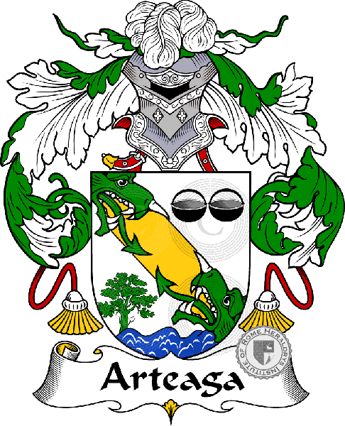 Coat of arms of family Arteaga II - ref:36349