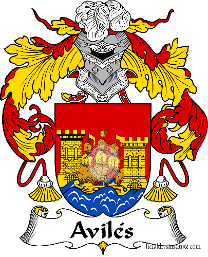 Wappen der Familie Avilés - ref:36367