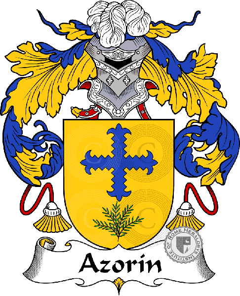 Escudo de la familia Azorín - ref:36379