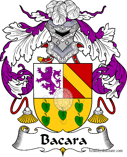 Coat of arms of family Bacara - ref:36384