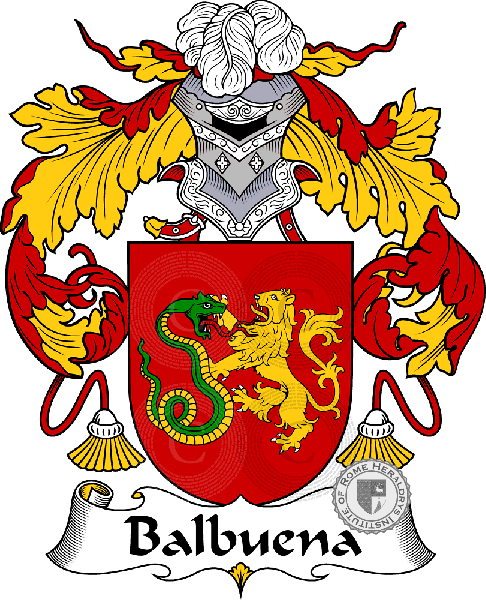 Wappen der Familie Balbuena - ref:36395
