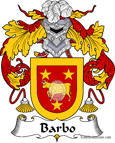 Wappen der Familie Barbo - ref:36420