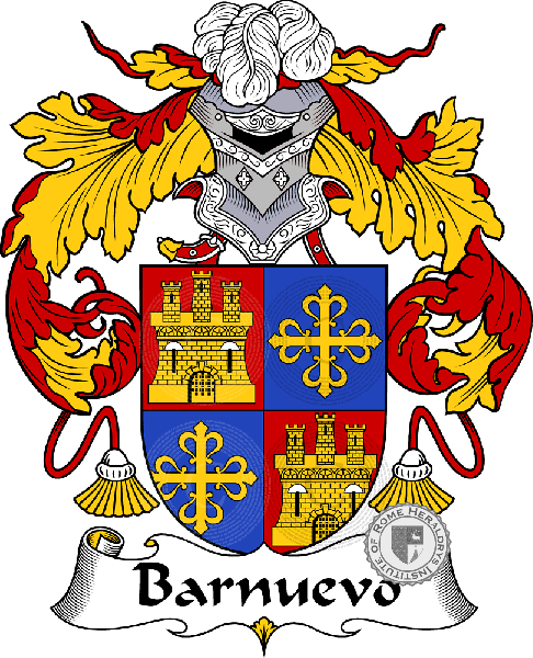 Coat of arms of family Barnuevo - ref:36427