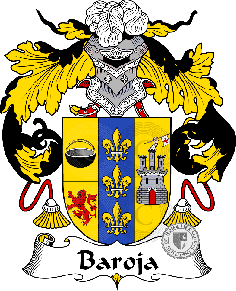 Coat of arms of family Baroja - ref:36428