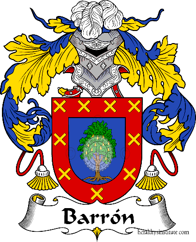 Wappen der Familie Barrón - ref:36441