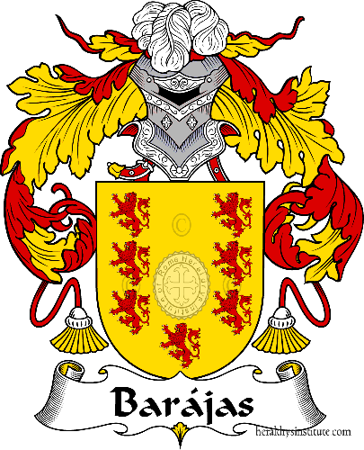 Coat of arms of family Barájas - ref:36443