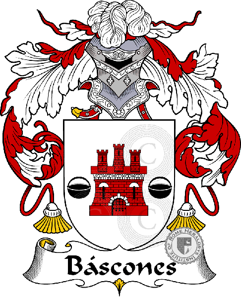 Escudo de la familia Báscones - ref:36460