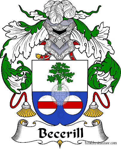 Coat of arms of family Becerill - ref:36462