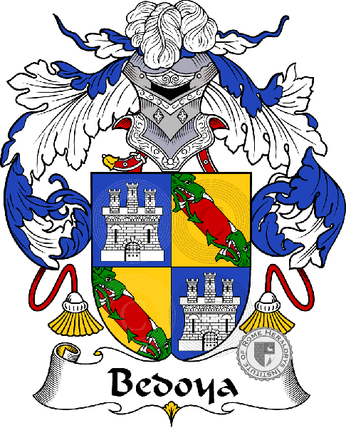 Coat of arms of family Bedoya - ref:36464
