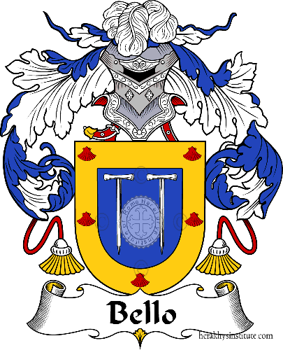 Escudo de la familia Bello - ref:36469