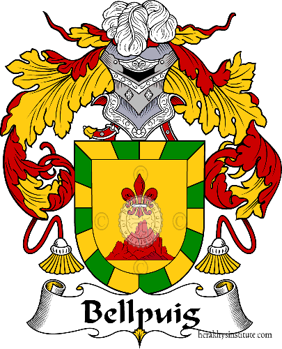 Coat of arms of family Bellpuig - ref:36471