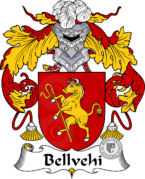 Escudo de la familia Bellvehi - ref:36472
