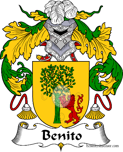 Coat of arms of family Benito - ref:36482
