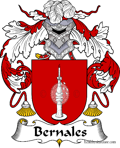 Wappen der Familie Bernales - ref:36492