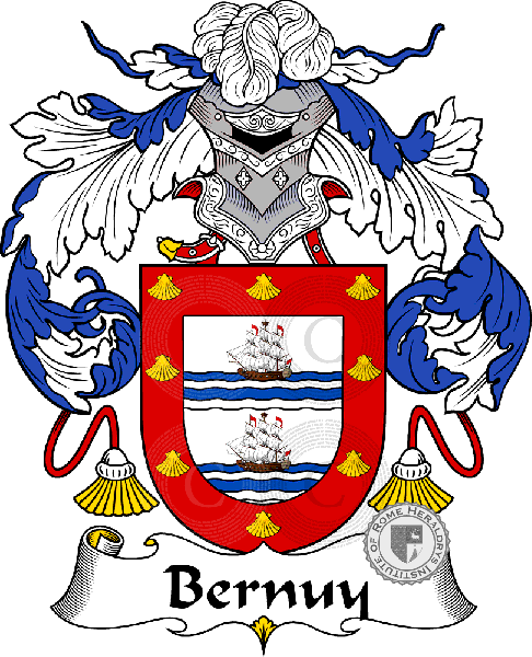 Coat of arms of family Bernuy - ref:36494